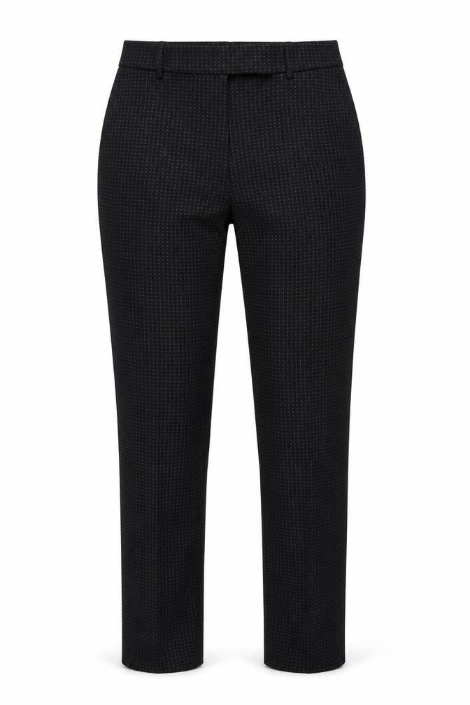 Marks & Spencer Womens Black Polka Dot  Trousers  Size 8 L27 in