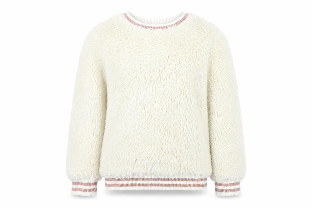 John Lewis Girls White   Pullover Jumper Size 4 Years