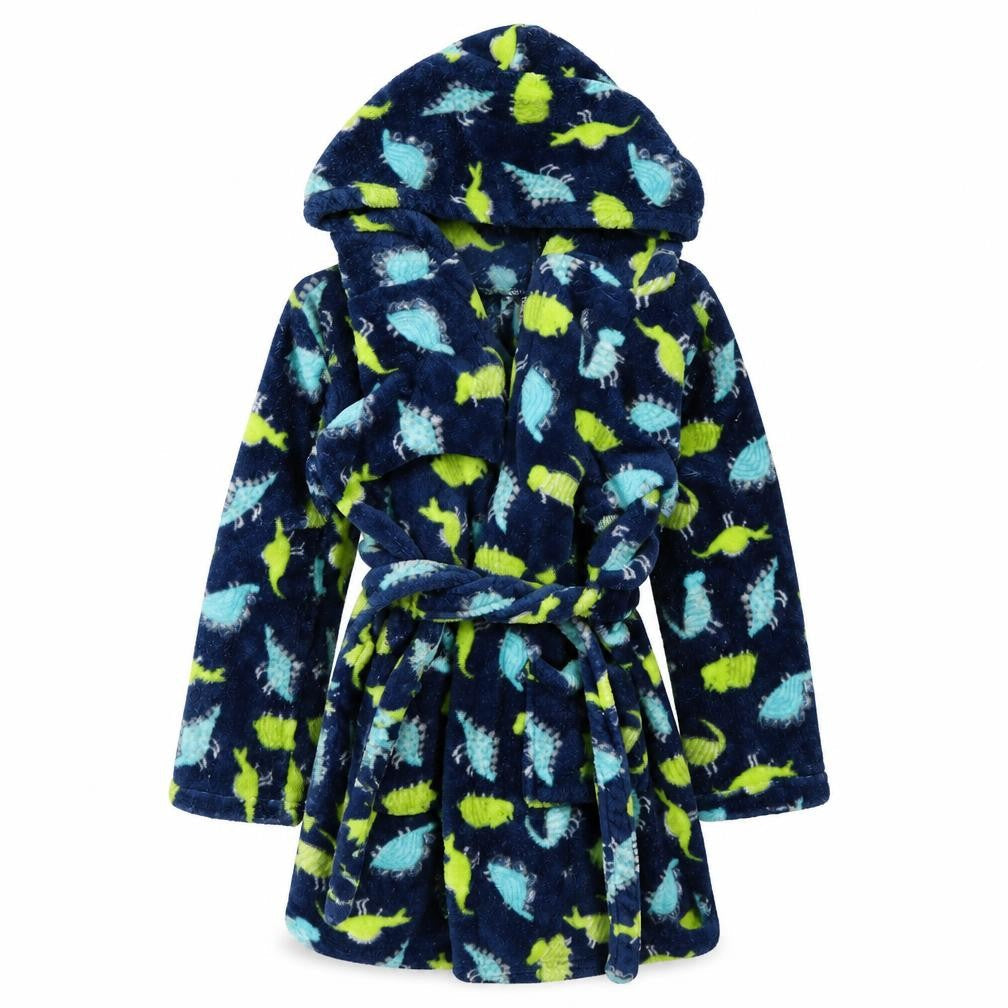 Dynamic Boys Multicoloured Geometric   Robe Size 4-5 Years