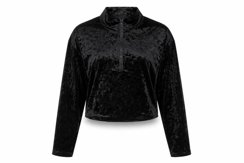 SheIn Womens Black   Pullover Sweatshirt Size XL  - cropped