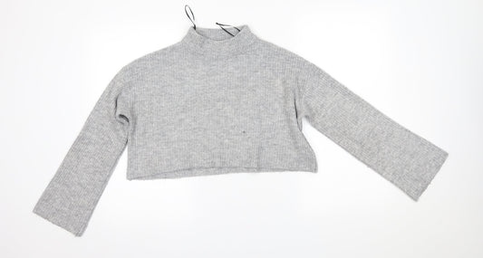 H&M Womens Grey   Pullover Jumper Size S
