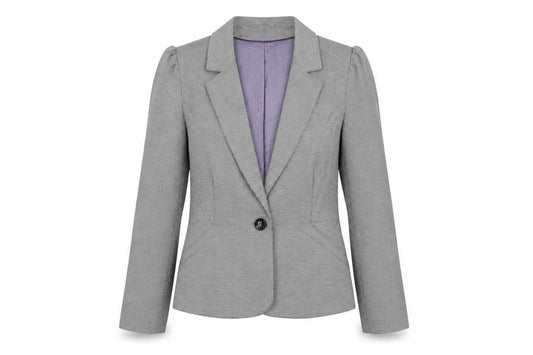 Atmosphere Womens Grey Check  Jacket Blazer Size 12