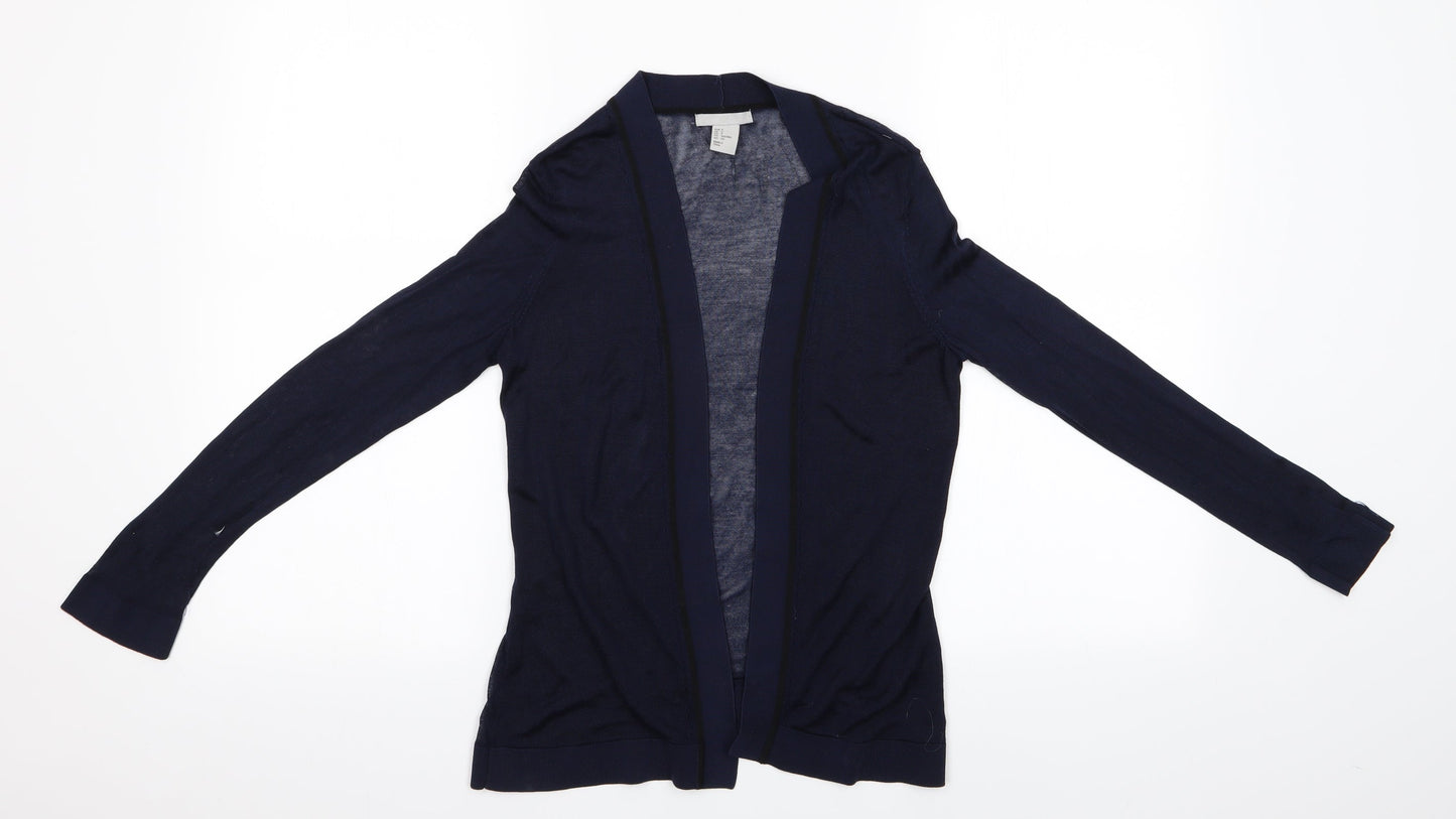 H&M Womens Blue   Cardigan Jumper Size 6