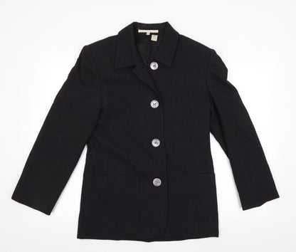 Perry Ellis Womens Black   Jacket  Size 6