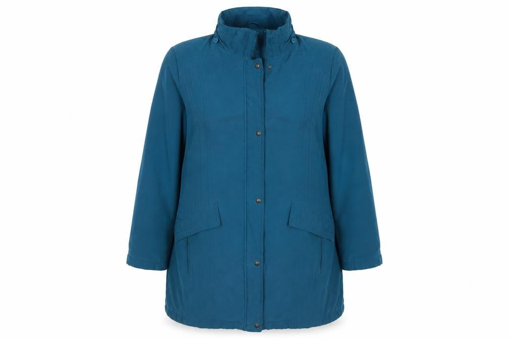 BM Collection Womens Blue   Jacket Coat Size L