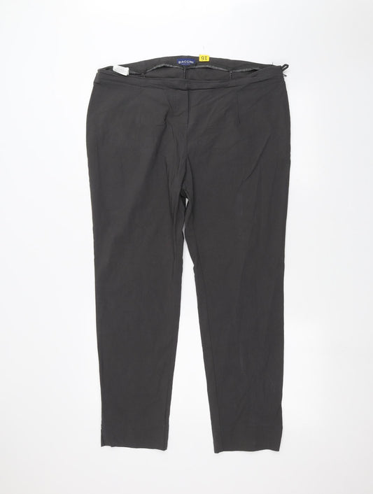 Biaggini Womens Grey   Trousers  Size 38 L26 in