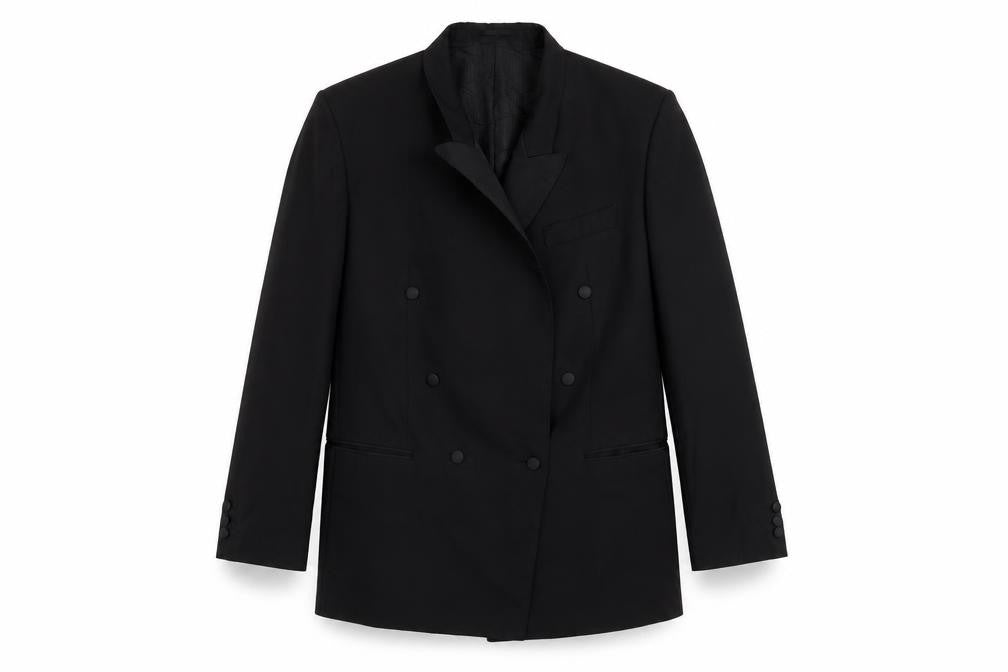 Preworn Mens Black   Jacket Suit Jacket Size 40