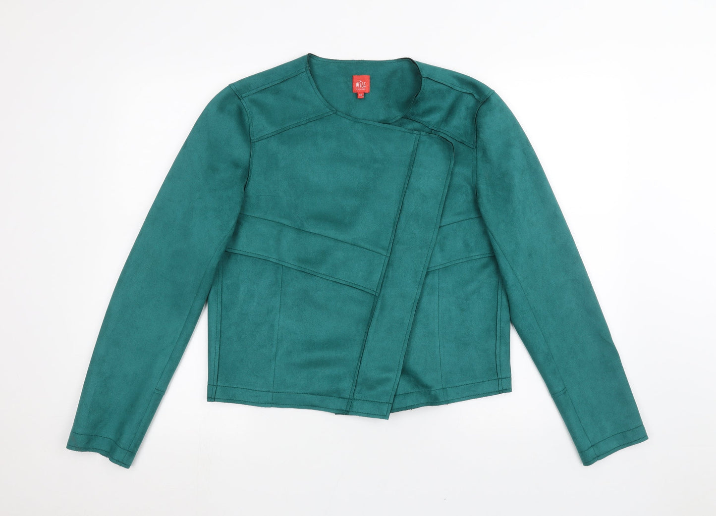 miss Womens Green   Jacket Coatigan Size 12