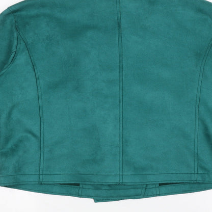 miss Womens Green   Jacket Coatigan Size 12