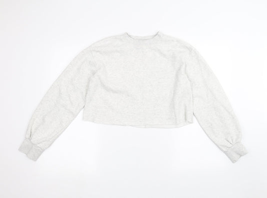 H&M Womens White   Pullover Jumper Size S
