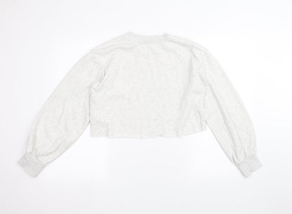 H&M Womens White   Pullover Jumper Size S