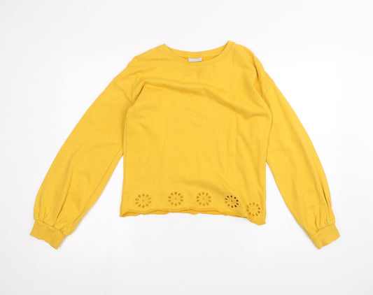 Matalan Girls Orange   Pullover Jumper Size 11 Years
