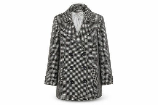 Berkertex Womens Multicoloured Polka Dot  Overcoat Coatigan Size 14