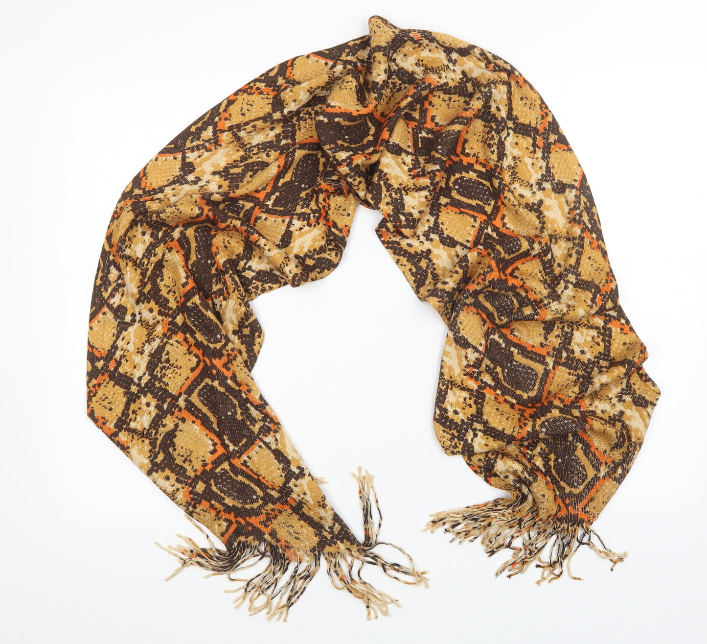 Preworn Womens Multicoloured Animal Print   Scarf