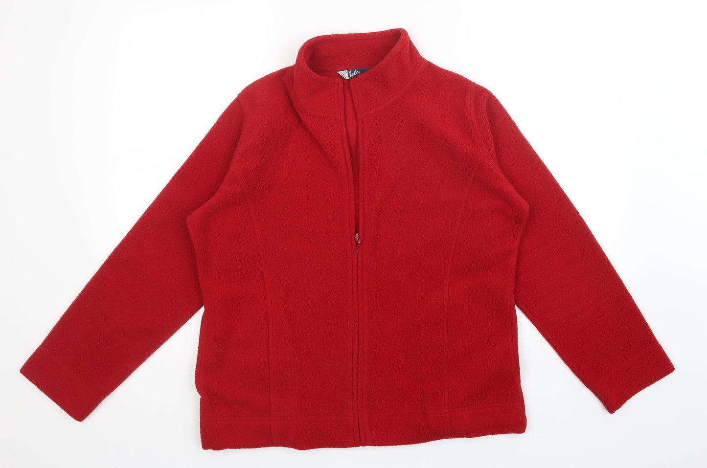 BlE Womens Red   Full Zip Sweatshirt Size M