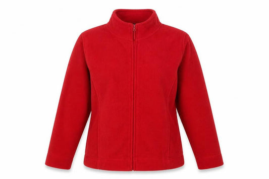 BlE Womens Red   Full Zip Sweatshirt Size M