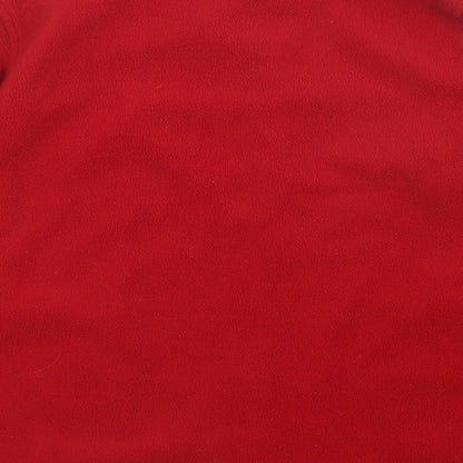 BlE Womens Red   Full Zip Sweatshirt Size M