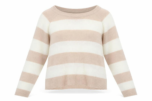 Internacionale Womens Multicoloured Striped  Pullover Jumper Size 16
