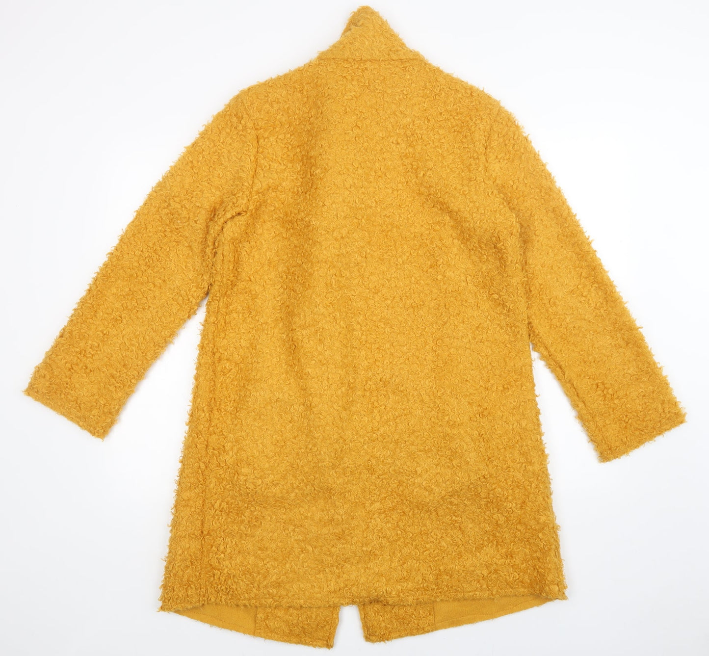 Preworn Womens Yellow   Overcoat Coatigan
