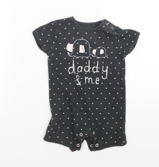 NEXT Girls Multicoloured Polka Dot  Romper One-Piece Size 6-9 Months