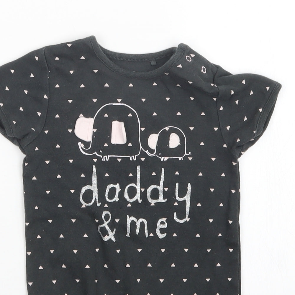 NEXT Girls Multicoloured Polka Dot  Romper One-Piece Size 6-9 Months