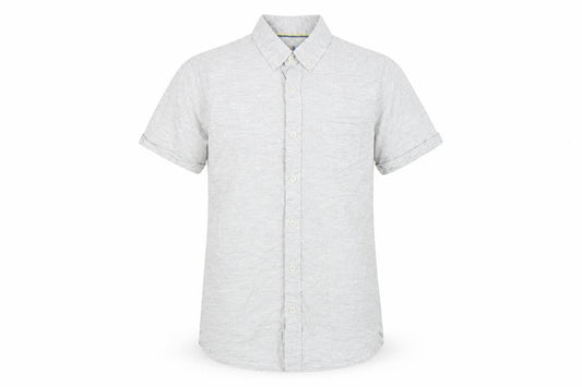 Larsson & Co Mens Beige    Button-Up Size S