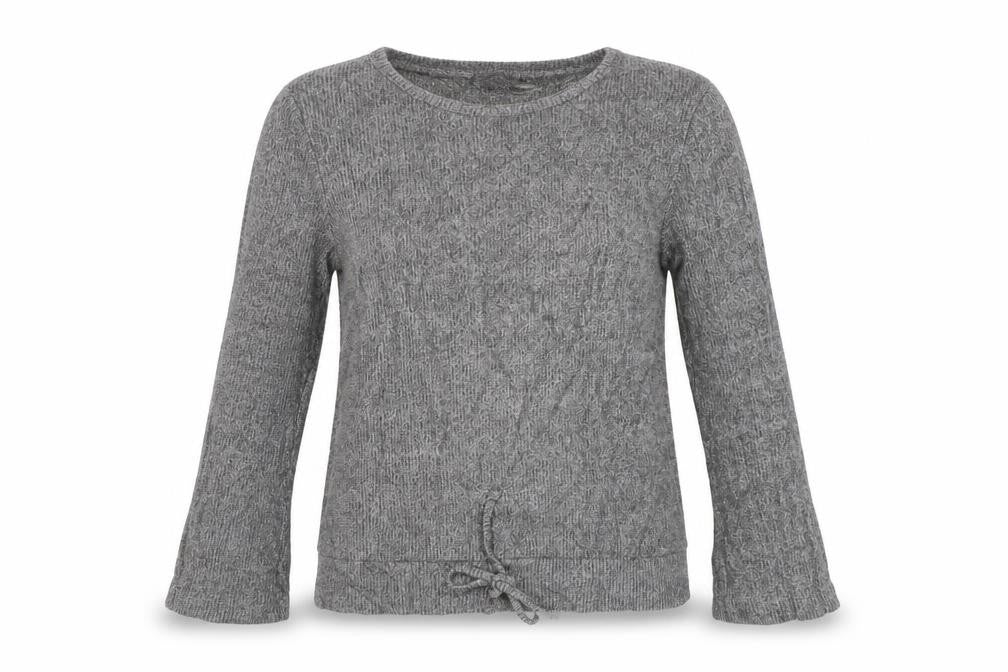 Jeff&Co Womens Grey   Pullover Sweatshirt Size 8