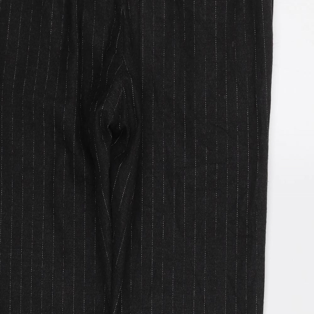 Topman Mens Grey Striped  Trousers  Size 32 L32 in