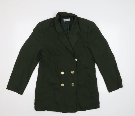 Bianca Womens Green   Jacket Blazer Size 12