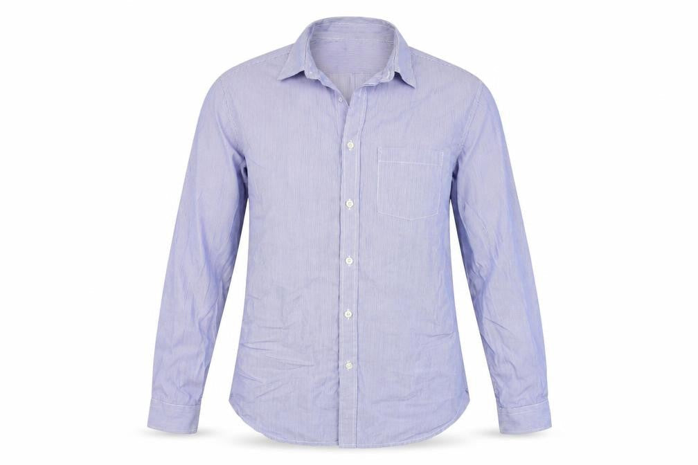 Gap Mens Blue Striped   Button-Up Size M