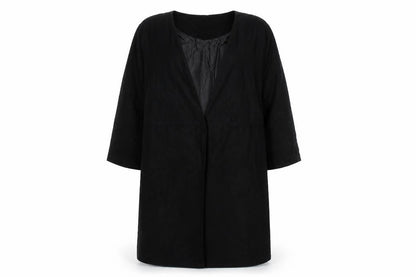 H&M Womens Black   Overcoat Coat Size 8