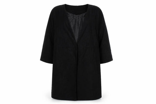 H&M Womens Black   Overcoat Coat Size 8