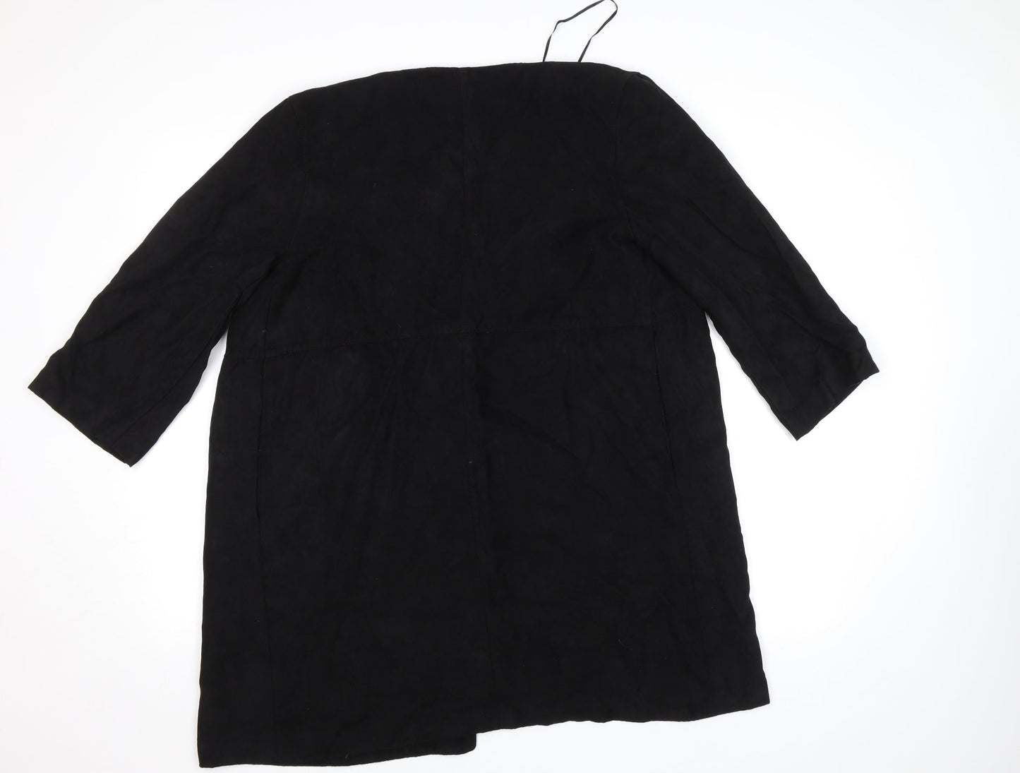 H&M Womens Black   Overcoat Coat Size 8