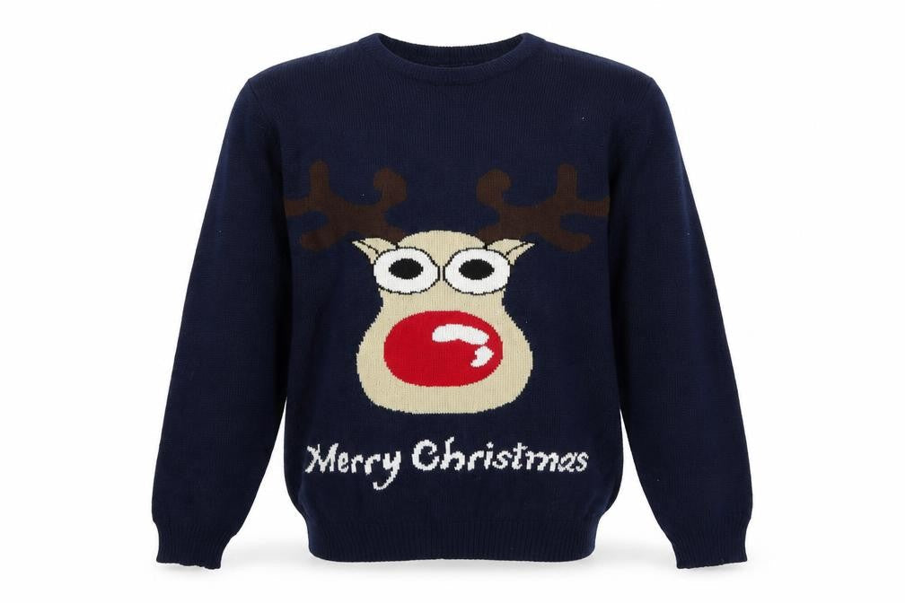 Catch 22 Mens Blue   Pullover Jumper Size L  - christmas jumper