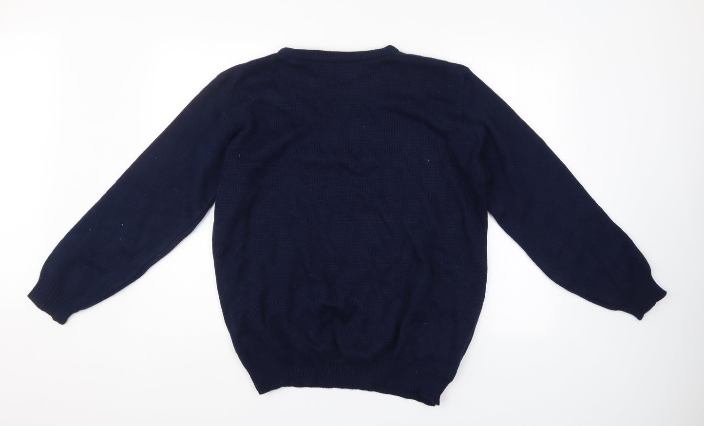 Catch 22 Mens Blue   Pullover Jumper Size L  - christmas jumper