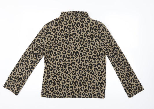 M&S Womens Multicoloured Animal Print  Pullover Jumper Size 10