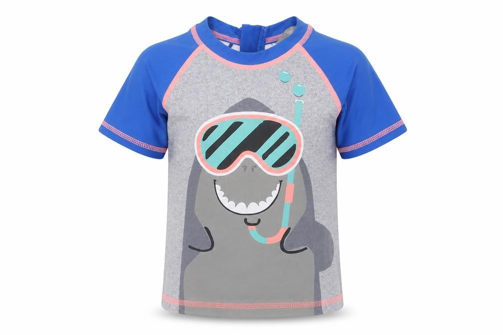 Primark Baby Blue   Basic T-Shirt Size 18-24 Months  - Swim