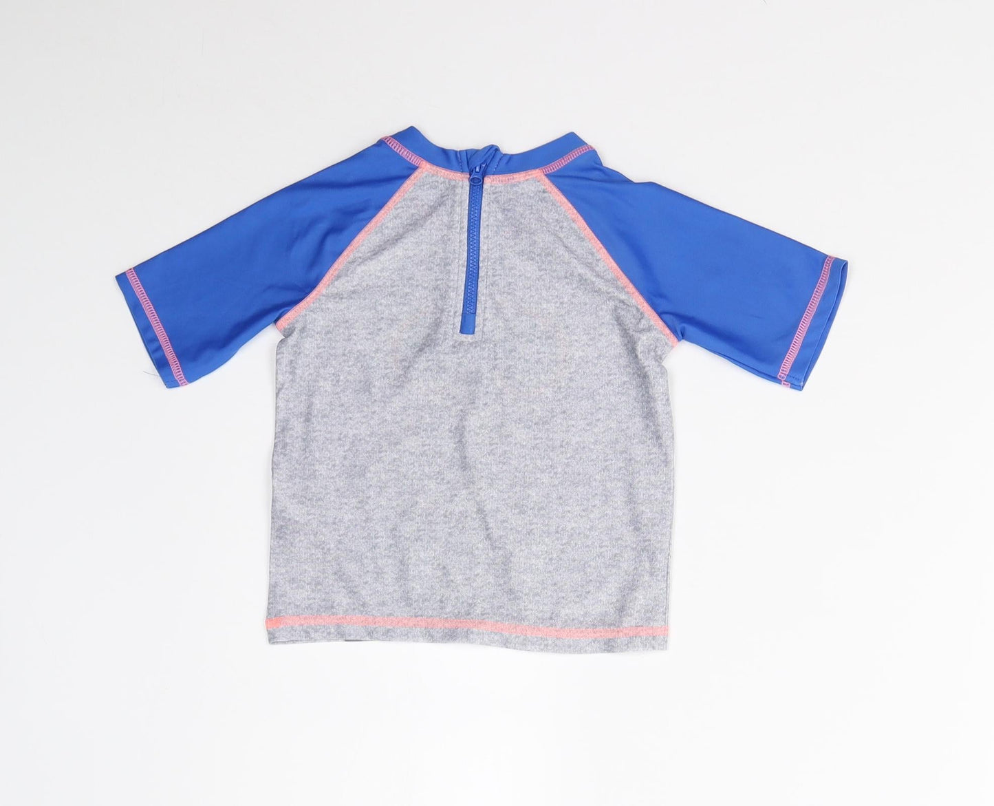 Primark Baby Blue   Basic T-Shirt Size 18-24 Months  - Swim