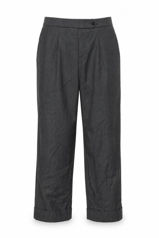Per Una Womens Grey   Trousers  Size 10 L26 in