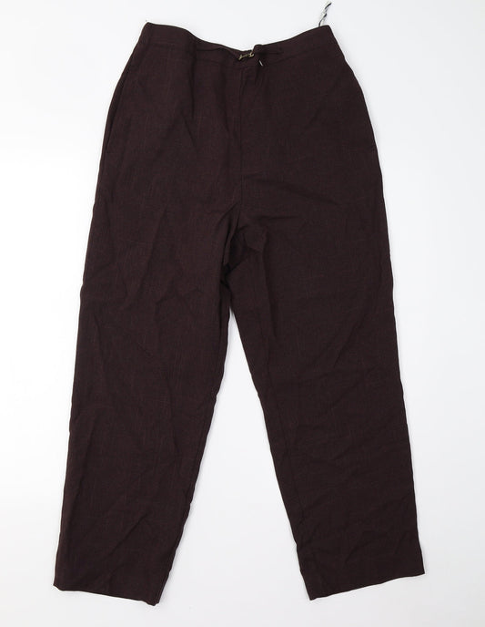 BHS Womens Brown   Trousers  Size 12 L25 in