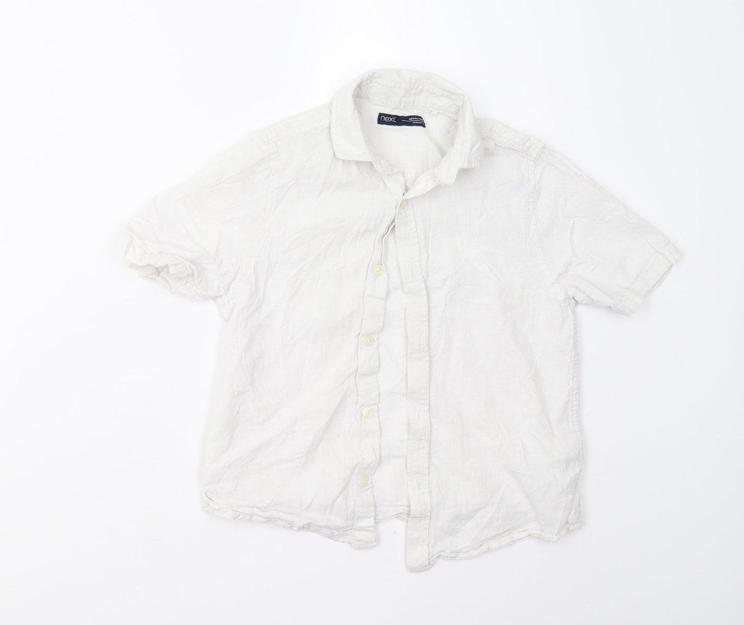 NEXT Boys White   Basic Button-Up Size 7 Years