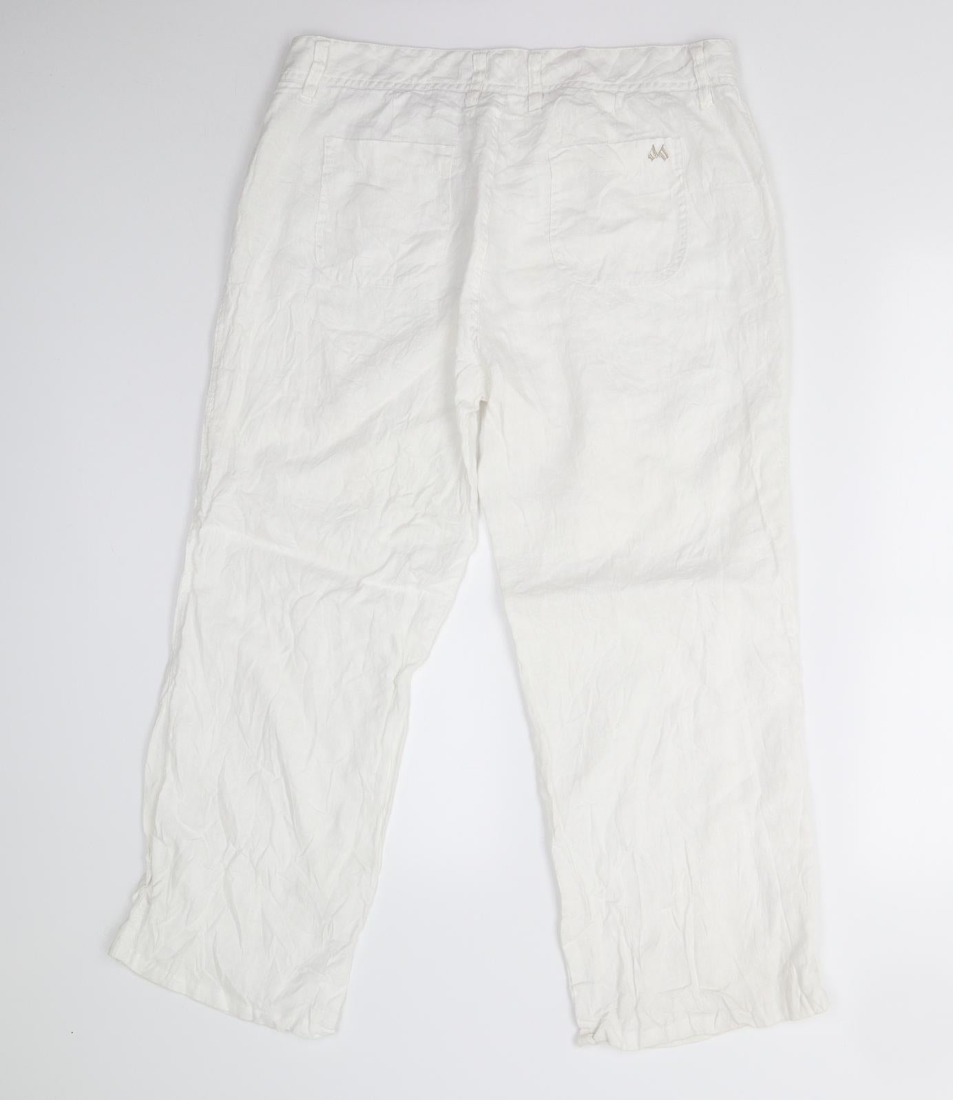 Jean Paul Classique Womens White   Trousers  Size XL L26 in