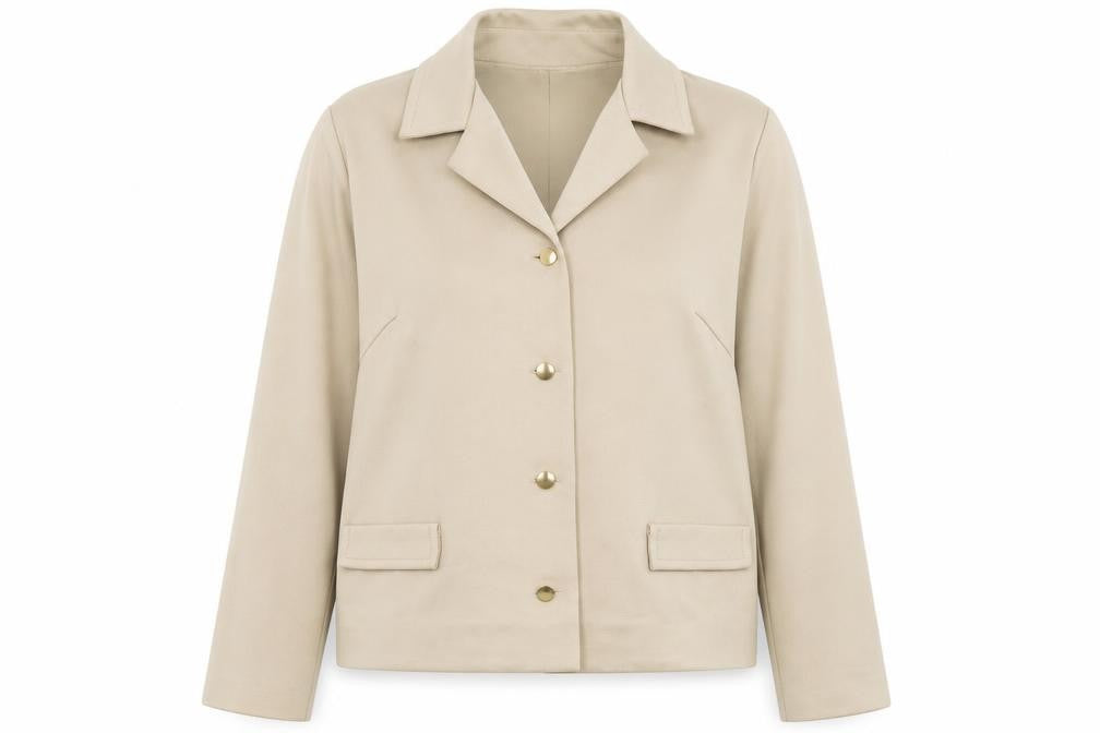 Chavasot Womens Beige   Jacket  Size 12