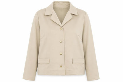 Chavasot Womens Beige   Jacket  Size 12