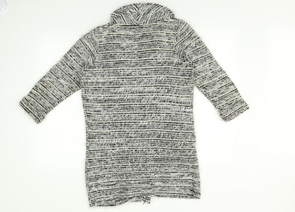 River Island Womens Multicoloured Striped  Cardigan Jumper Size 8