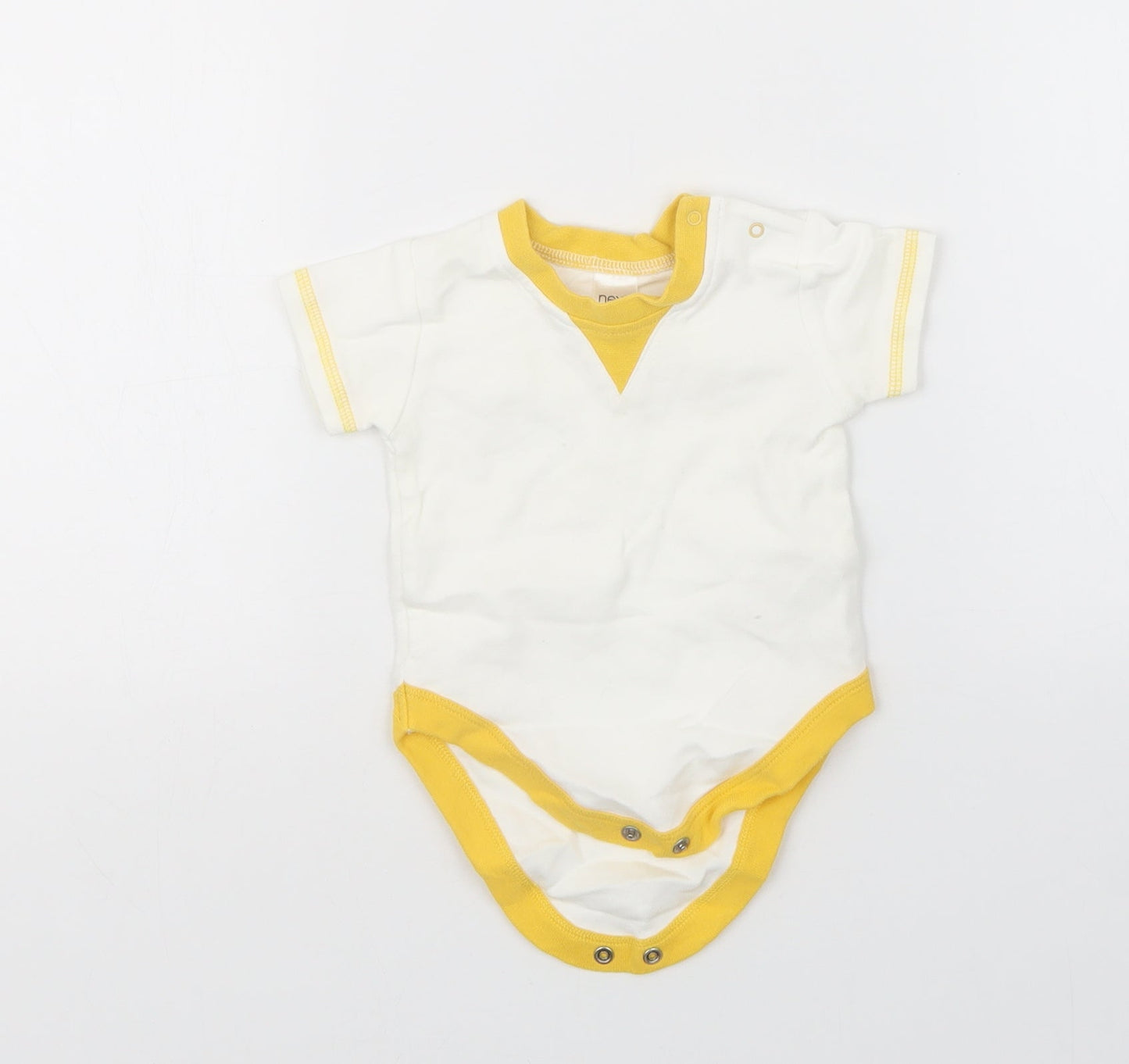 NEXT Boys White   Babygrow One-Piece Size 0-3 Months