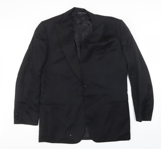 M.V, Mens Black   Jacket Suit Jacket Size 40
