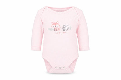 F&F Girls Pink Polka Dot  Babygrow One-Piece Size 0-3 Months