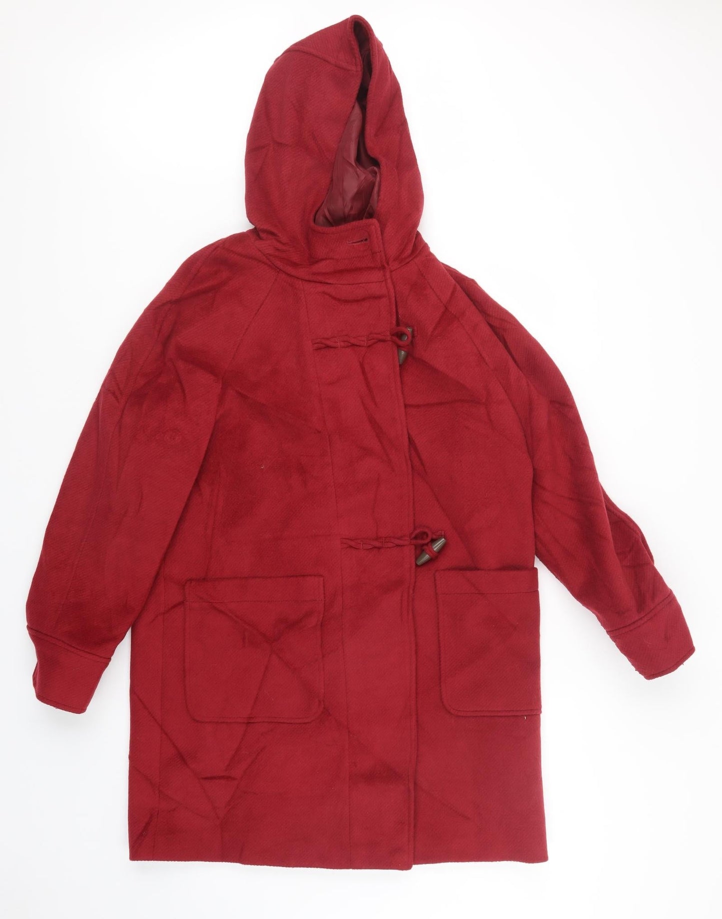 Marks and Spencer Womens Red   Pea Coat Coat Size 12