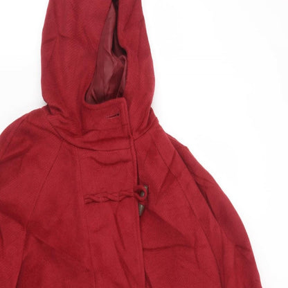 Marks and Spencer Womens Red   Pea Coat Coat Size 12